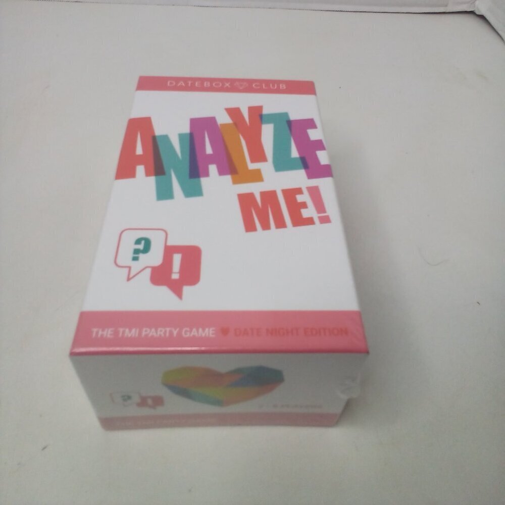 Datebox Club Analyze Me TMI Party Game Ages 21+